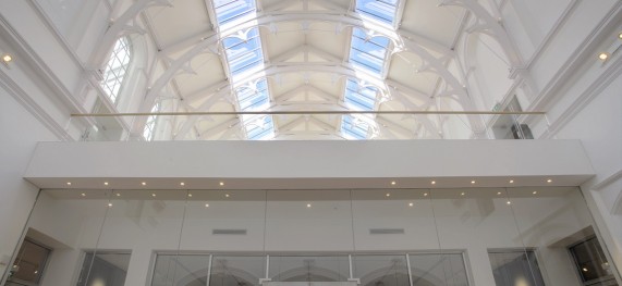 Building – The mezzanine at York Art Gallery – credit Peter Heaton