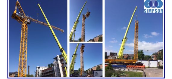 Tower Crane at Moxy Hotels, York