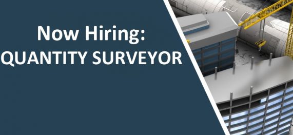 Now Hiring – Quantity Surveyor