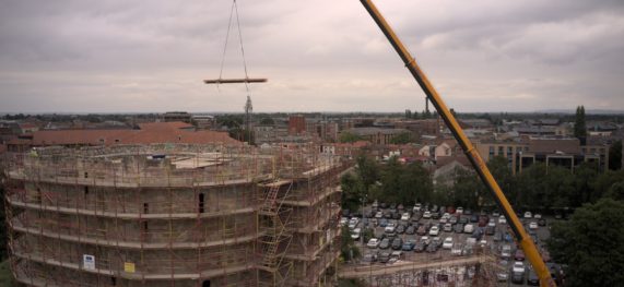 Clifford’s Tower – Glulam Beam Lift